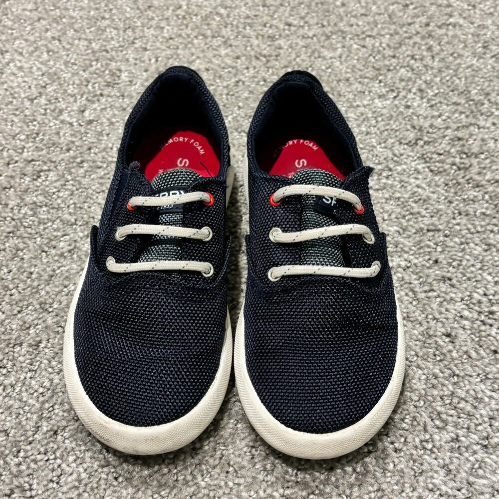 Kids Sperry Top-Sider washable navy shoes C10.5